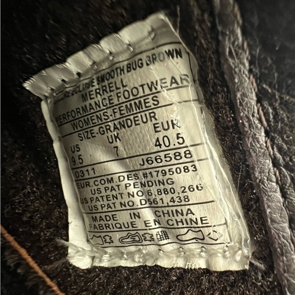 Merrell Encore Slide Leather Loafer Brown, sz9.5 - Picture 6 of 6